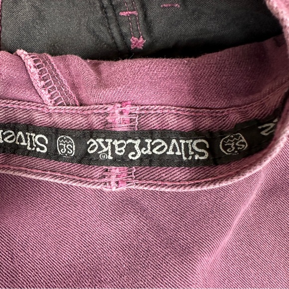 Wrangler Silverlake 90s western Pink purple Denim jean high rise‎ bareback mom - Picture 12 of 13
